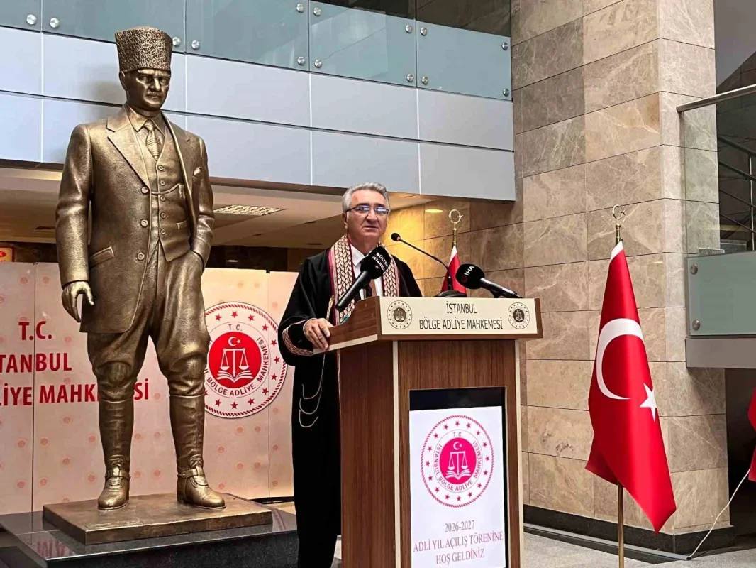 İstanbul Bölge Adliye Mahkemesi'nde yeni adli yıl töreni yapıldı