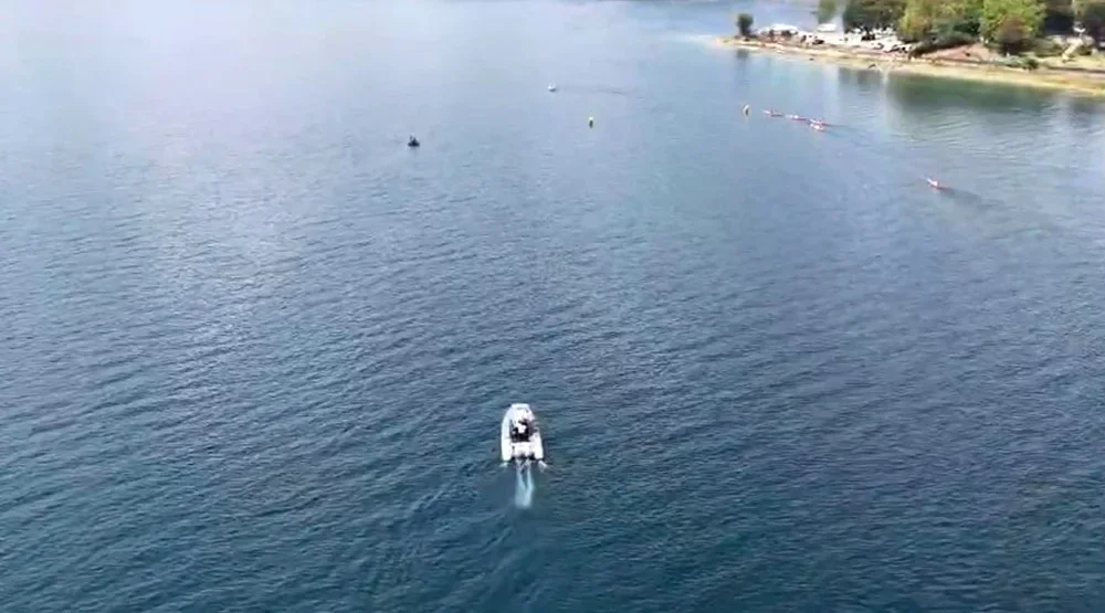 Sapanca Gölü'nde Kaan Ege Baran anısına kano yarışı düzenlendi