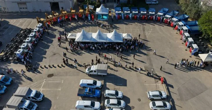 Bursa'da BUSKİ filosuna 156 milyon liralık 26 araç takviyesi