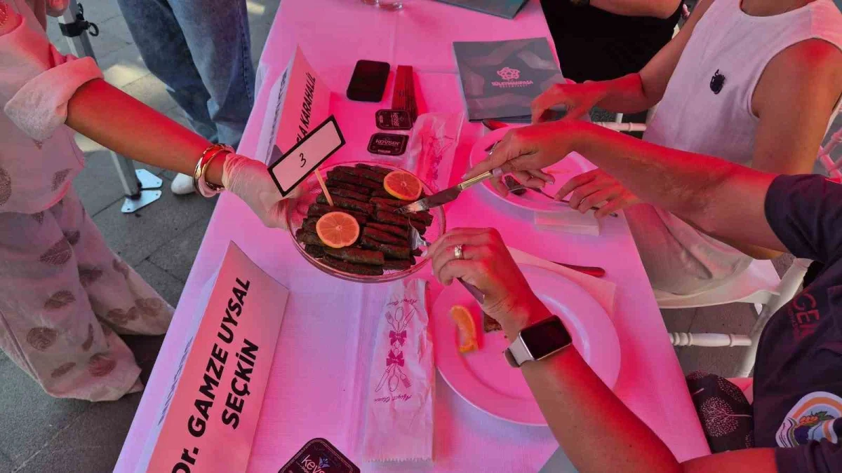 Süleymanpaşa'da Zeytinyağlı Sarma ve Üzümlü Tatlı Yarışması
