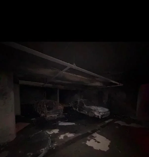 Esenyurt'ta site otoparkında yangın paniği: 42 kişi etkilendi
