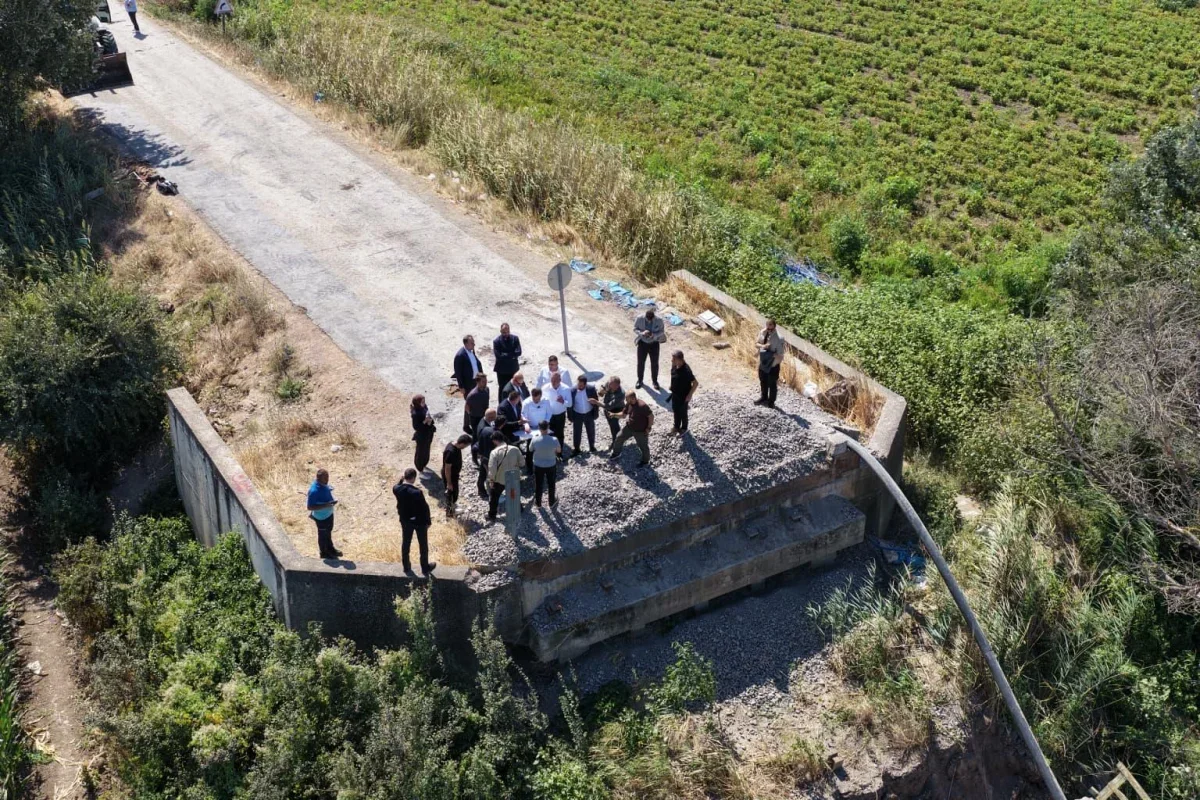 Karacabey'de altyapı, köprü ve yol yatırımları yerinde incelendi