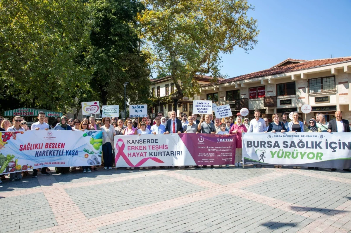 Bursa'da Halk Sağlığı Haftası yürüyüşle başladı