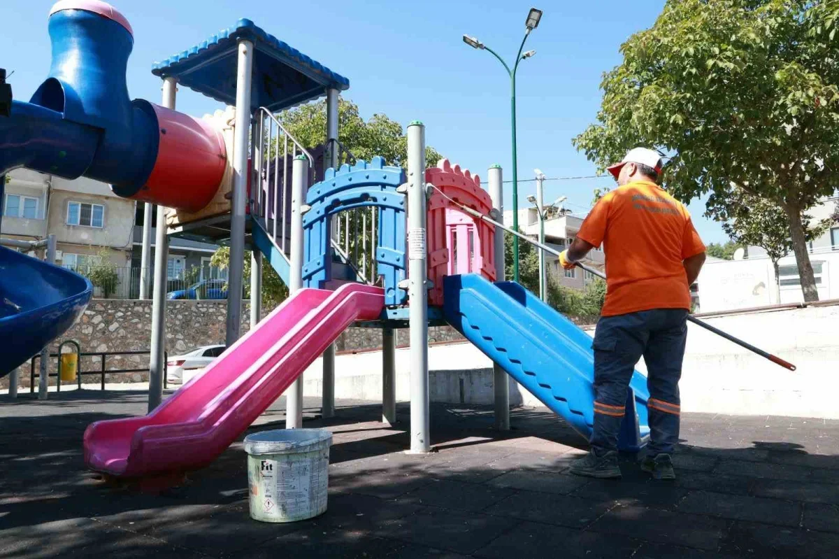Osmangazi Belediyesi parkları 112 noktada yeniledi