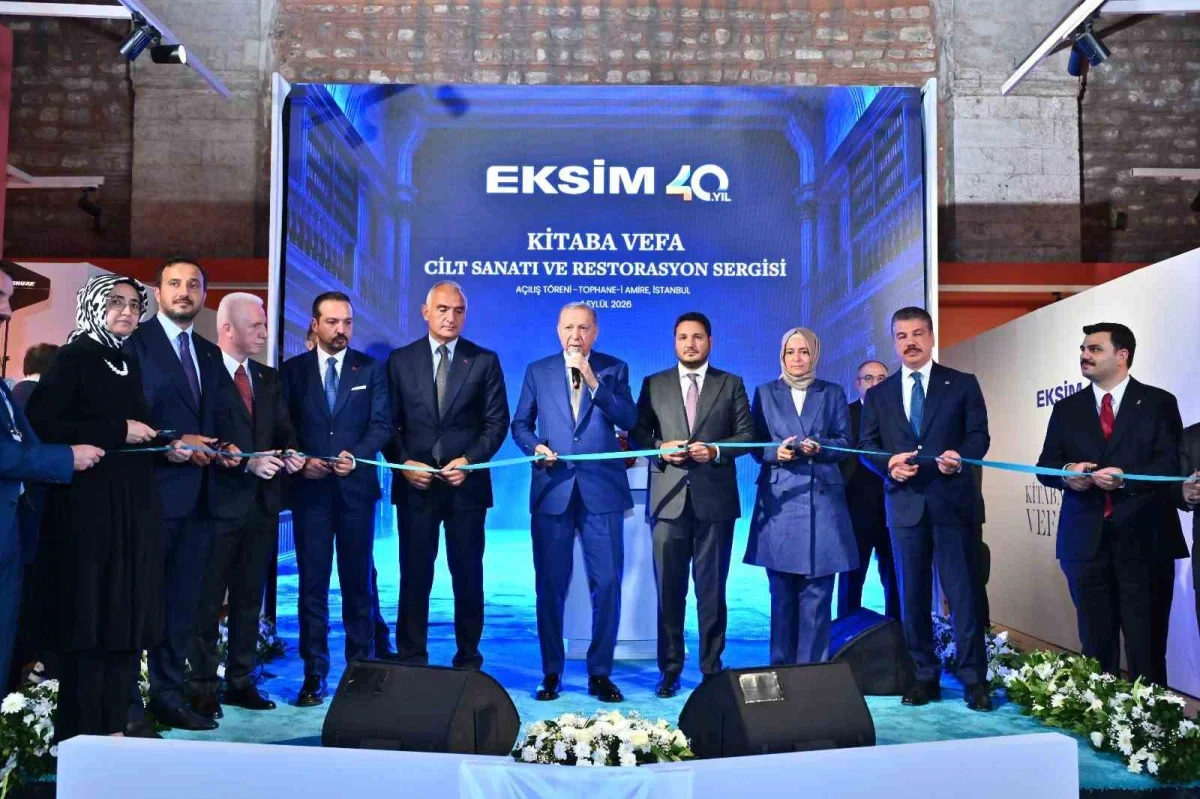 Kitaba Vefa Sergisi Erdoğan'ın katılımıyla İstanbul'da açıldı