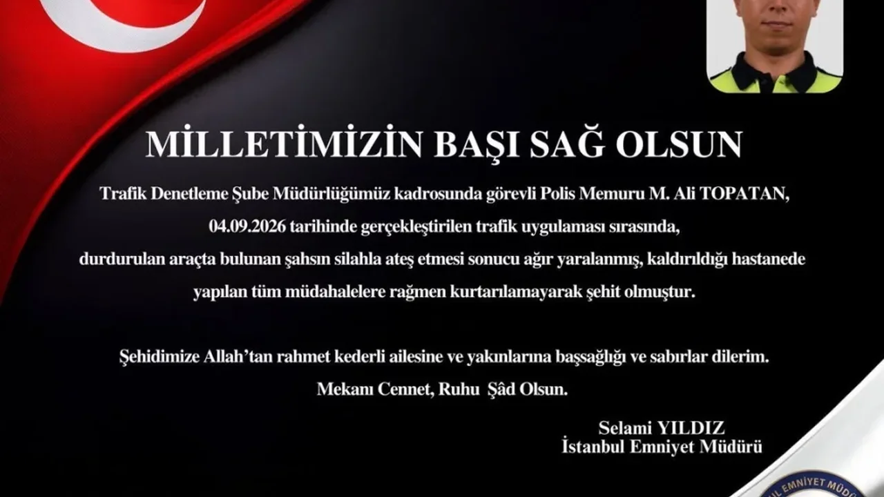 Esenyurt'ta taksici saldırısı: Polis memuru M. Ali Topatan şehit oldu
