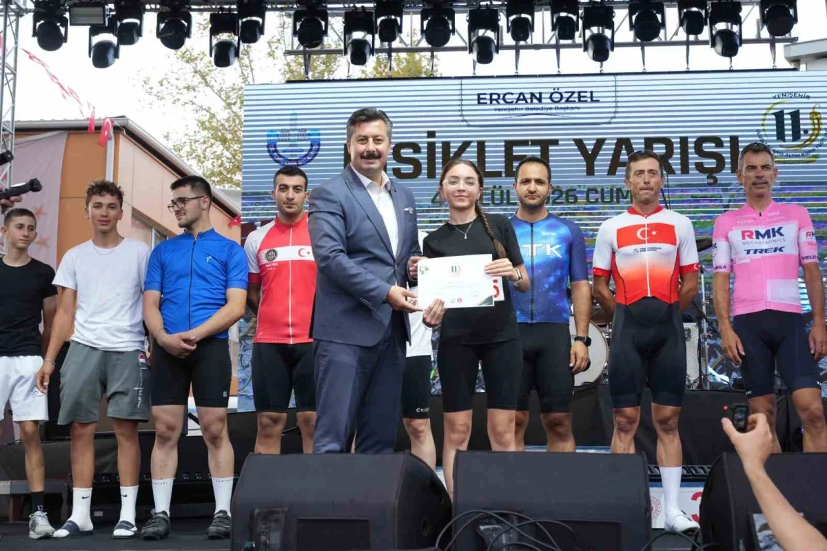 Yenişehir'de bisiklet yarışı nefes kesti: Gökhan Ulutaş birinci