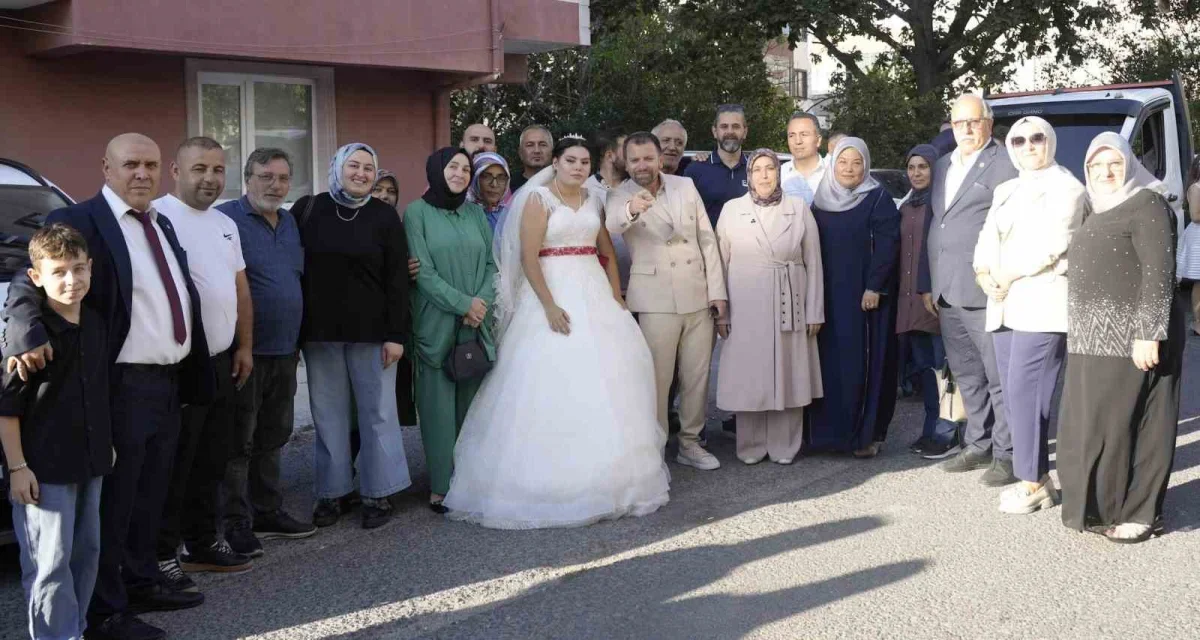 Esmanur Kılıç'ın gelinlik hayali Kapaklı'da gerçek oldu