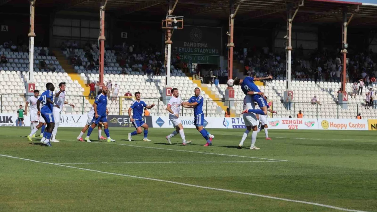 Bandırmaspor 6-0 Boluspor: Trendyol 1. Lig'de farklı galibiyet