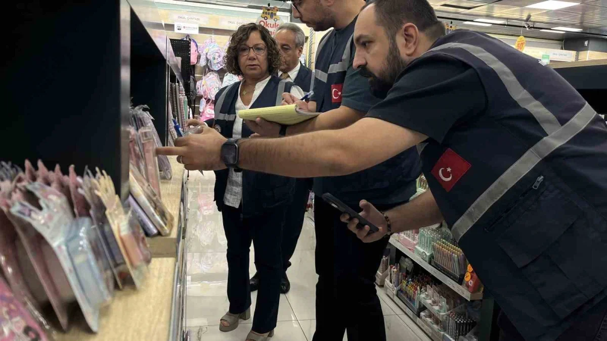 Bursa'da kırtasiye denetimi: 1,4 milyon ürün kontrol edildi