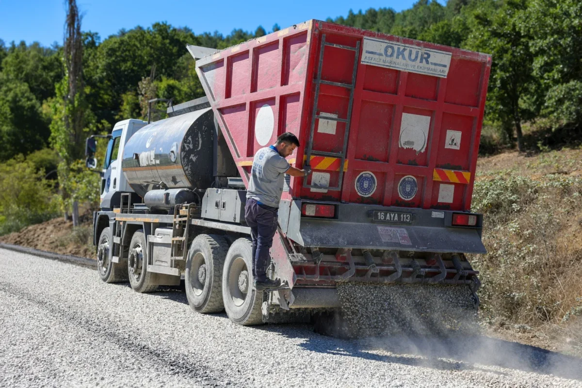 Bursa'da 3 ilçede 50 kilometrelik yol yenileme tamamlandı