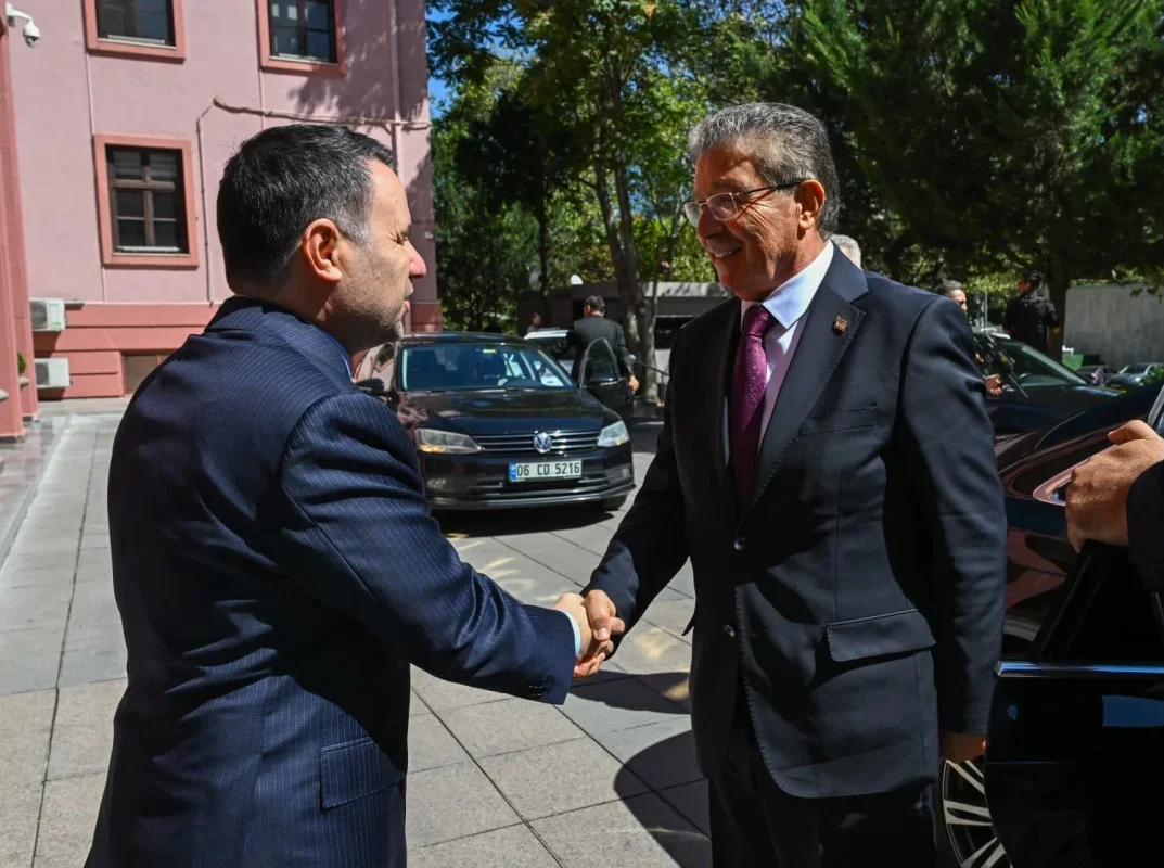 Adalet Bakanı Akın Gürlek, KKTC Başbakanı Ünal Üstel'i ağırladı