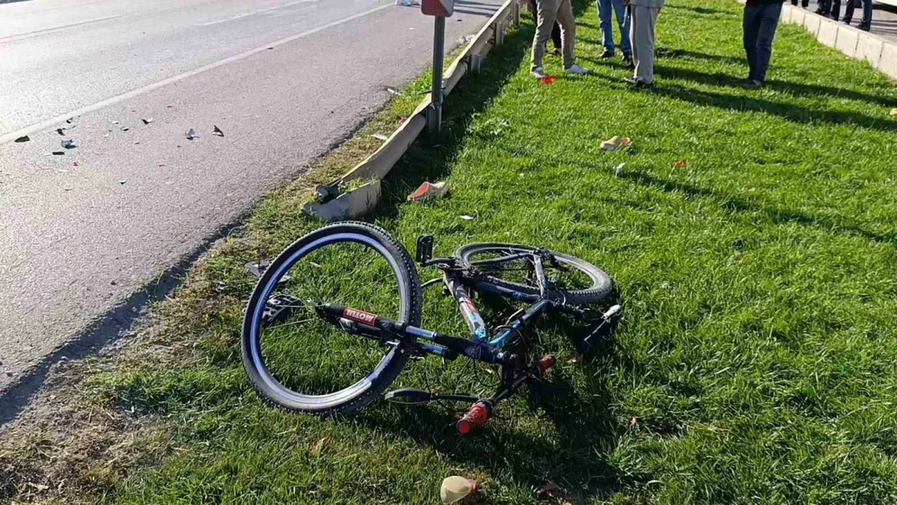 İnegöl'de bisikletli 13 yaşındaki kız çocuğu hayatını kaybetti
