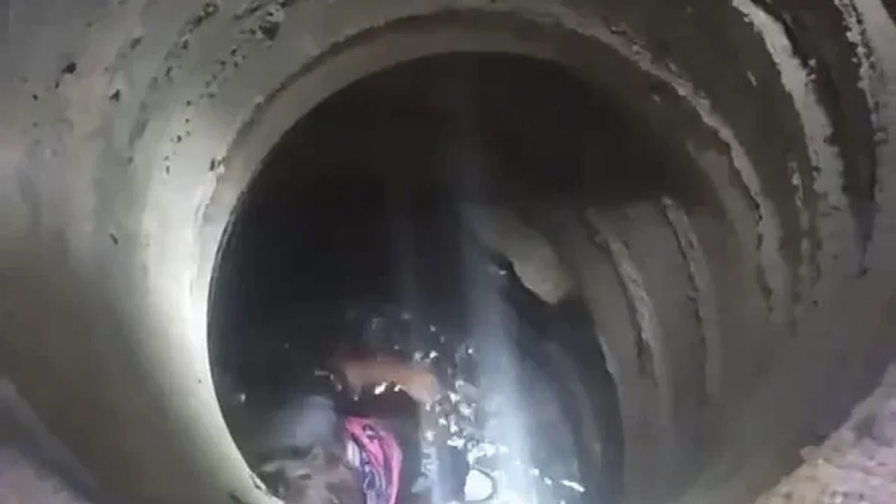 Bursa'da su kuyusuna düşen 12 yaşındaki çocuk kurtarıldı