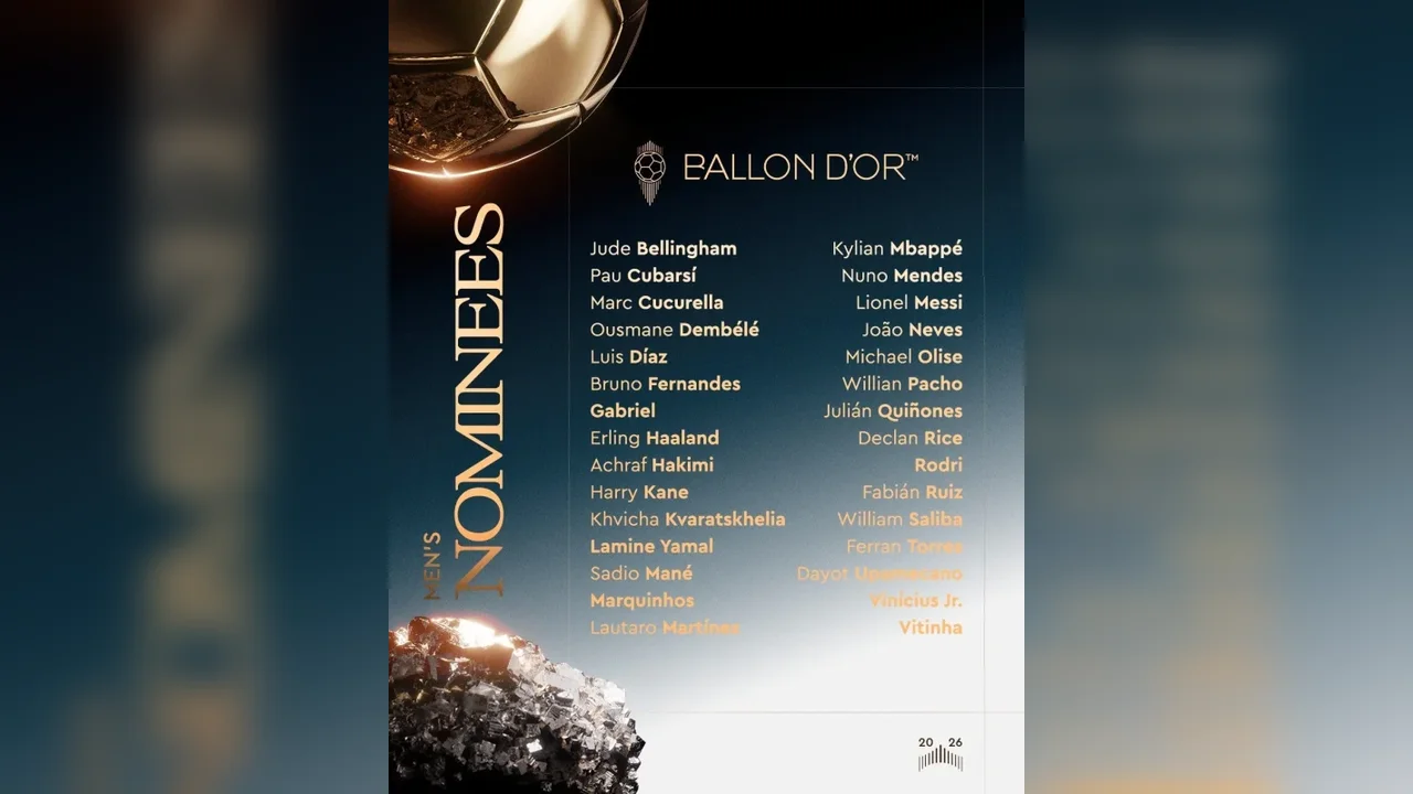 2026 Ballon d'Or adayları açıklandı: Messi ve Dembele listede