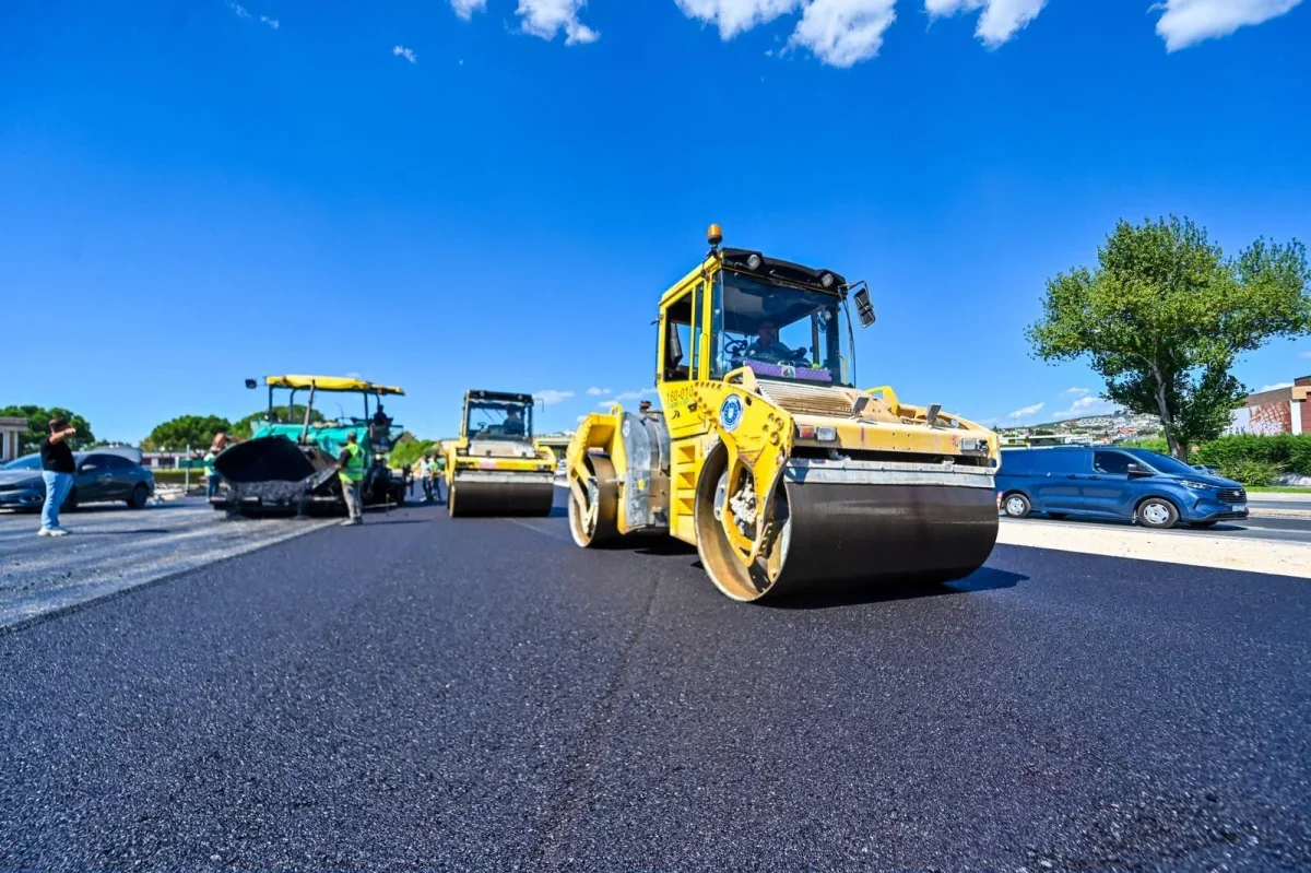 Geçit'te Mudanya yolu genişletme çalışması son aşamaya geldi