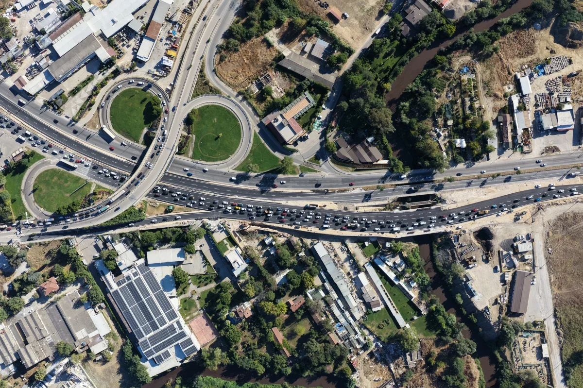 Geçit'te Mudanya yolu genişletme çalışması son aşamaya geldi