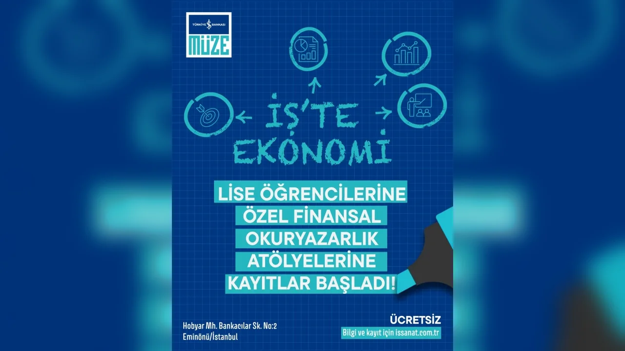 İş'te Ekonomi atölyelerinde lise öğrencilerine yeni dönem