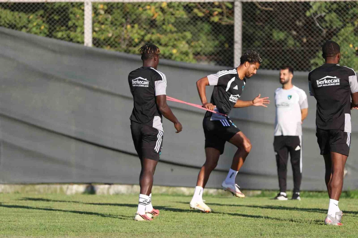 Kocaelispor, Galatasaray deplasmanı öncesi hazırlıklarını sürdürdü