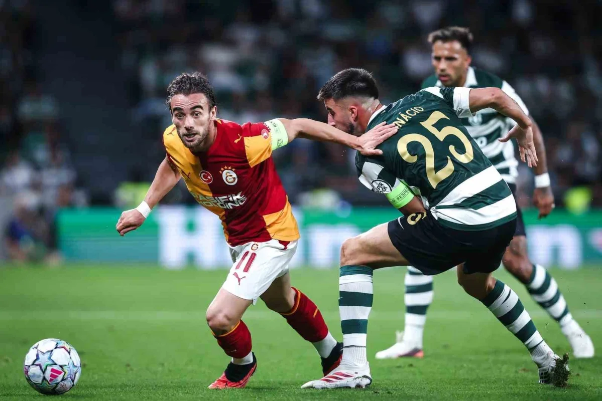 Sporting 1-1 Galatasaray: İlk yarıda goller peş peşe geldi