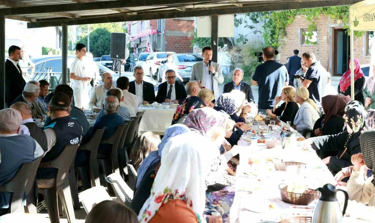 Erkan Aydın Yiğitali'de kadın üreticilerle bir araya geldi