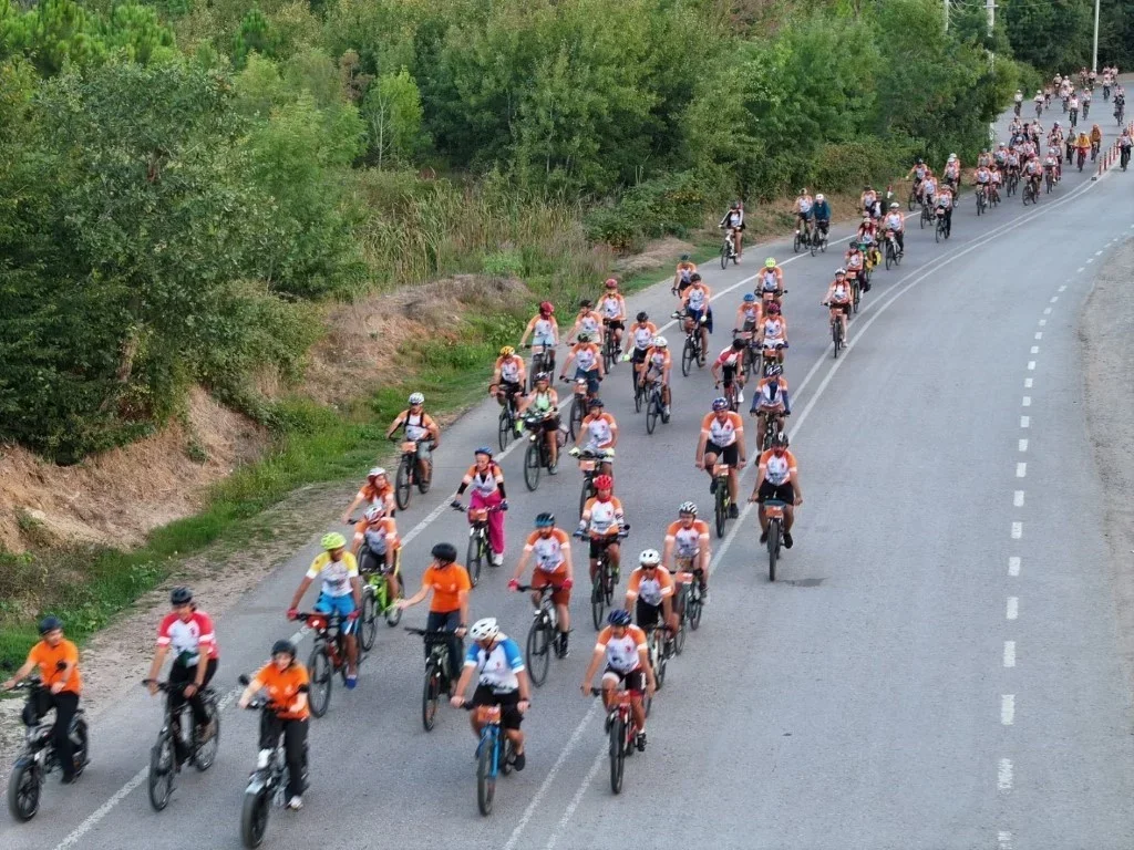 Kandıra'da 324 bisikletçi Kocaeli Turizm ve Bisiklet Festivali'nde buluştu