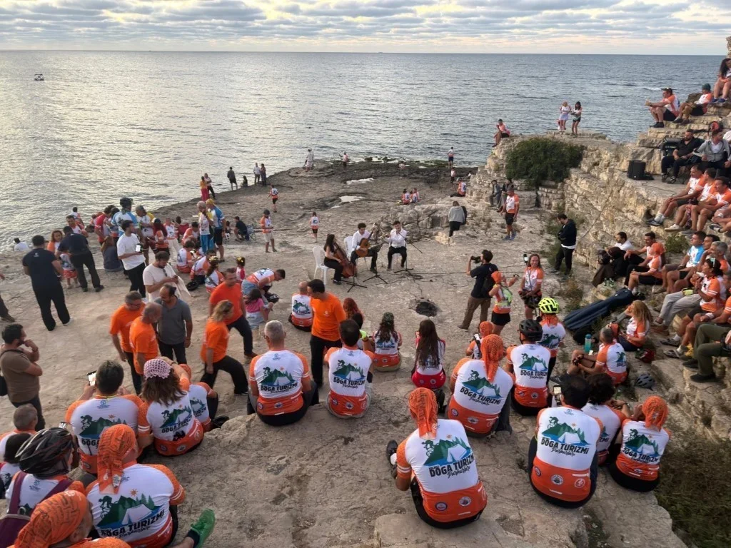Kandıra'da 324 bisikletçi Kocaeli Turizm ve Bisiklet Festivali'nde buluştu