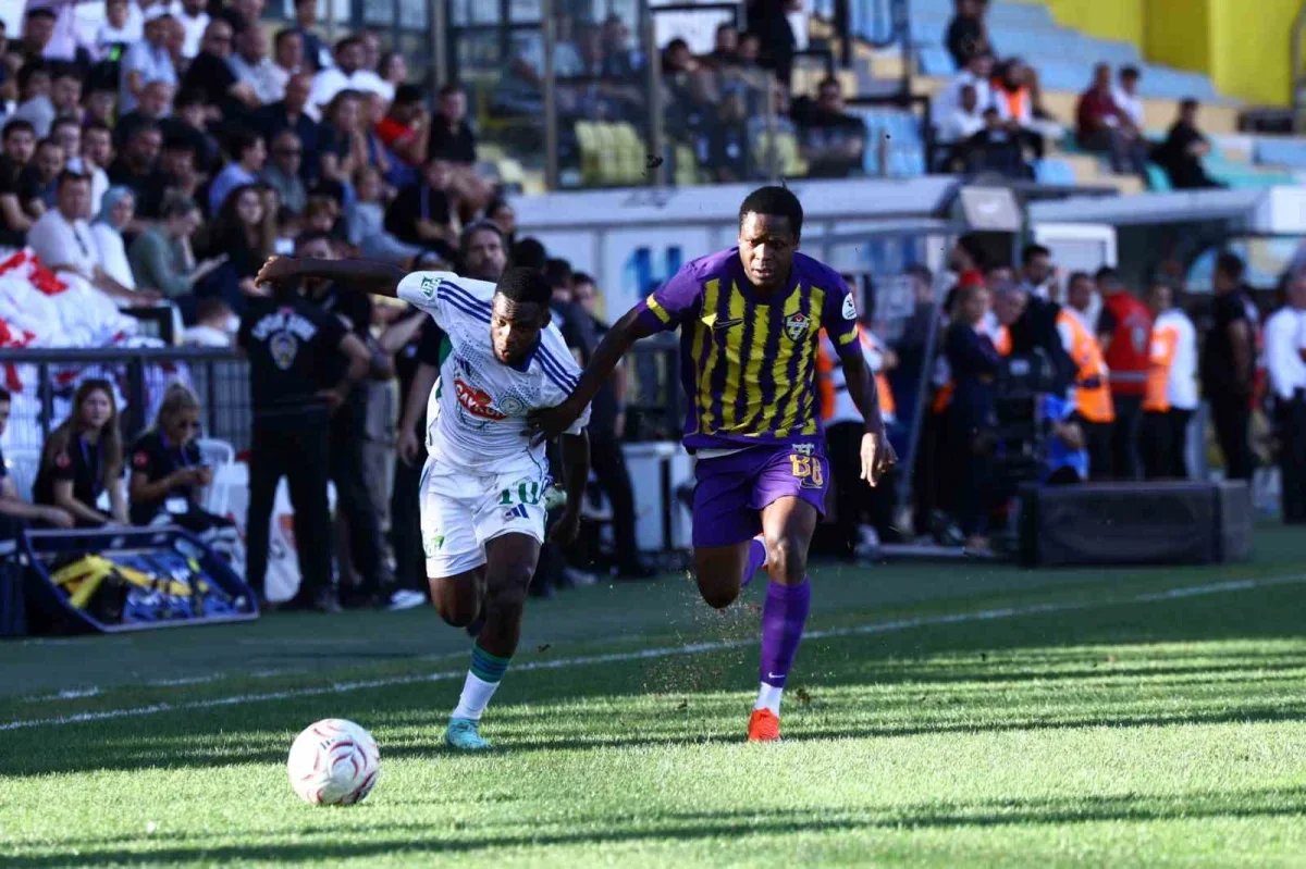 Eyüpspor - Çaykur Rizespor maçında ilk yarı: 0-1