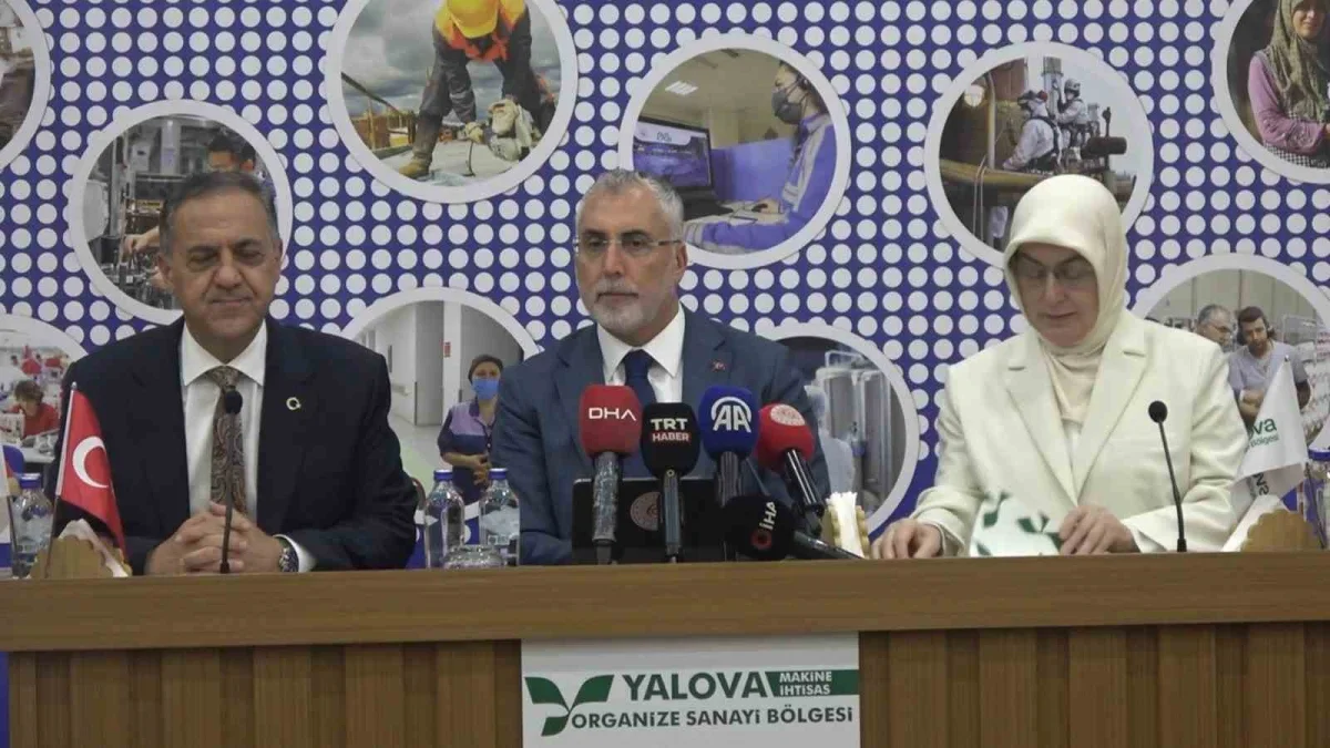 Bakan Işıkhan, Yalova Makine OSB'de iş dünyasıyla buluştu