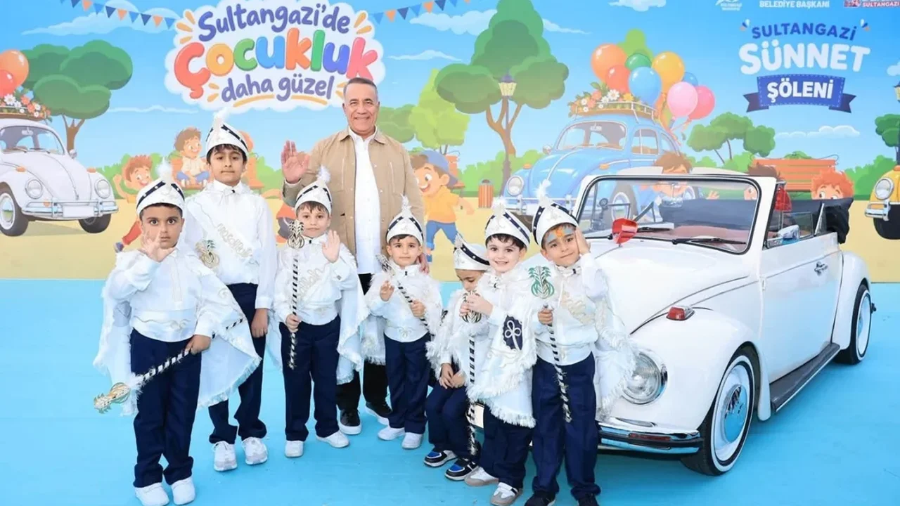 Sultangazi'de bin 500 çocuk için toplu sünnet şöleni