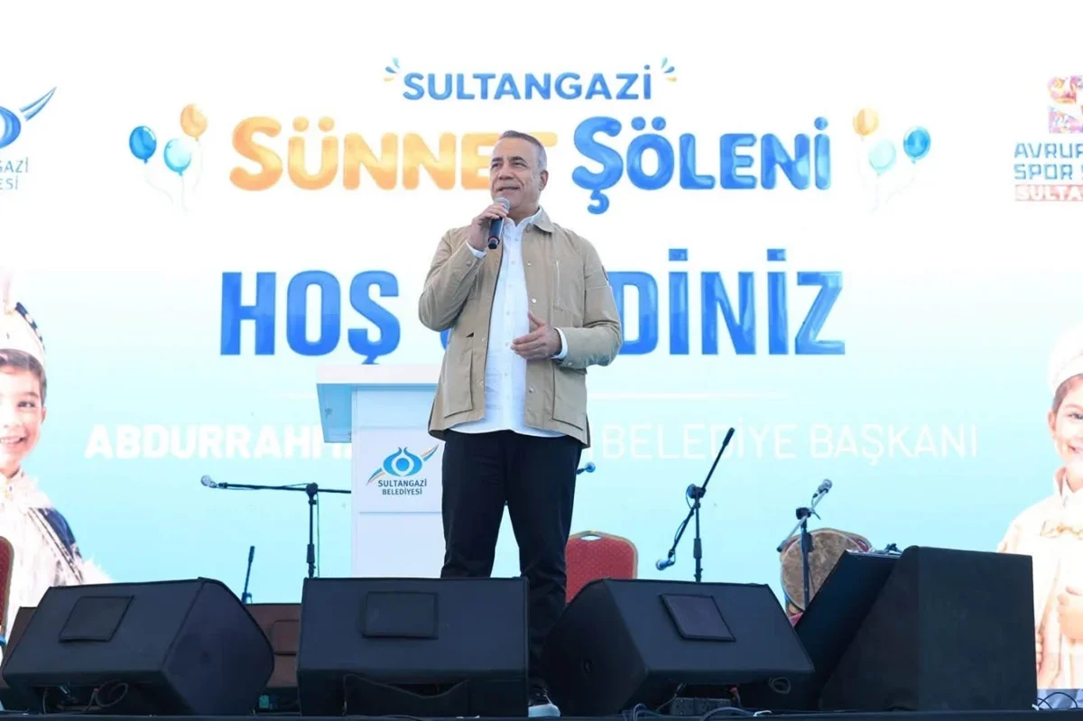 Sultangazi'de bin 500 çocuk için toplu sünnet şöleni