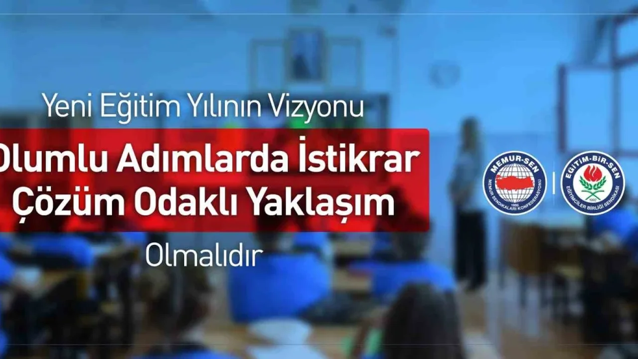 Eğitim-Bir-Sen'den 2026-2027 eğitim yılı için beklentiler