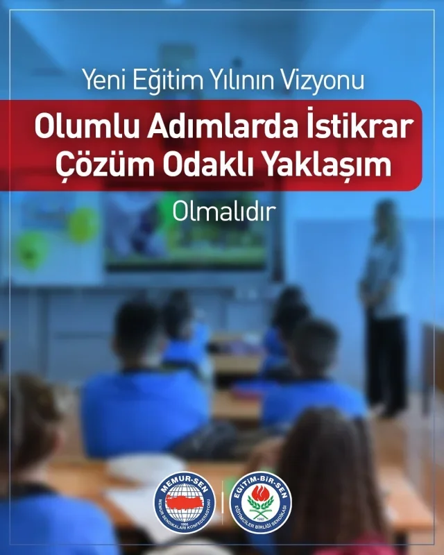 Eğitim-Bir-Sen'den 2026-2027 eğitim yılı için beklentiler