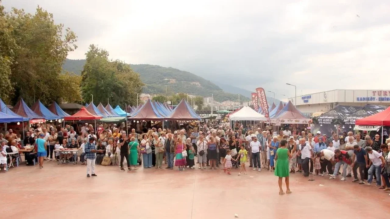 Çınarcık'ta Hamsi Festivali'nde 4 ton hamsi ikram edildi