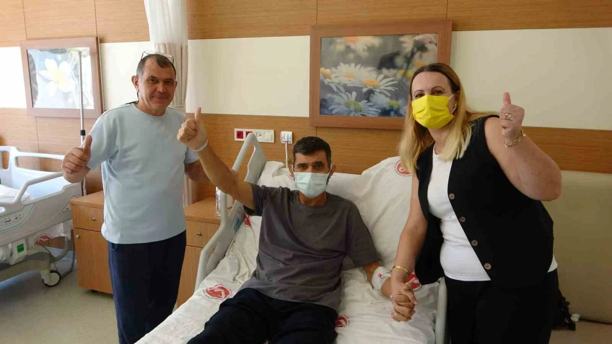 Eşinin böbreğiyle hayata tutundu: Yalçın Arslan'a nakil