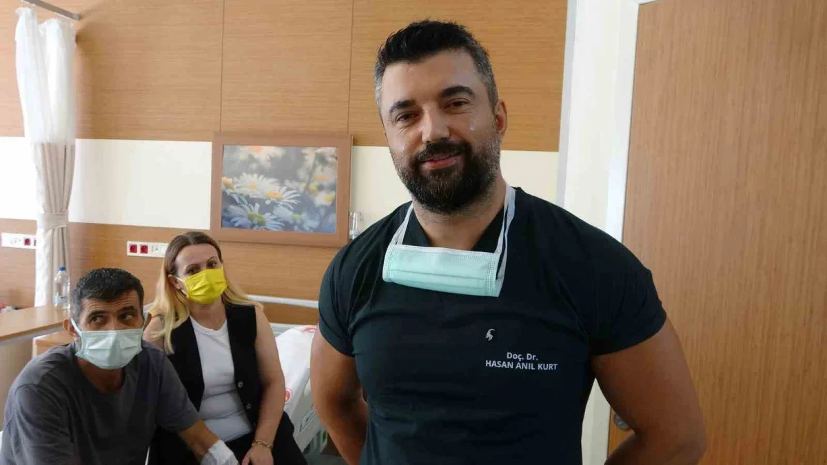 Eşinin böbreğiyle hayata tutundu: Yalçın Arslan'a nakil