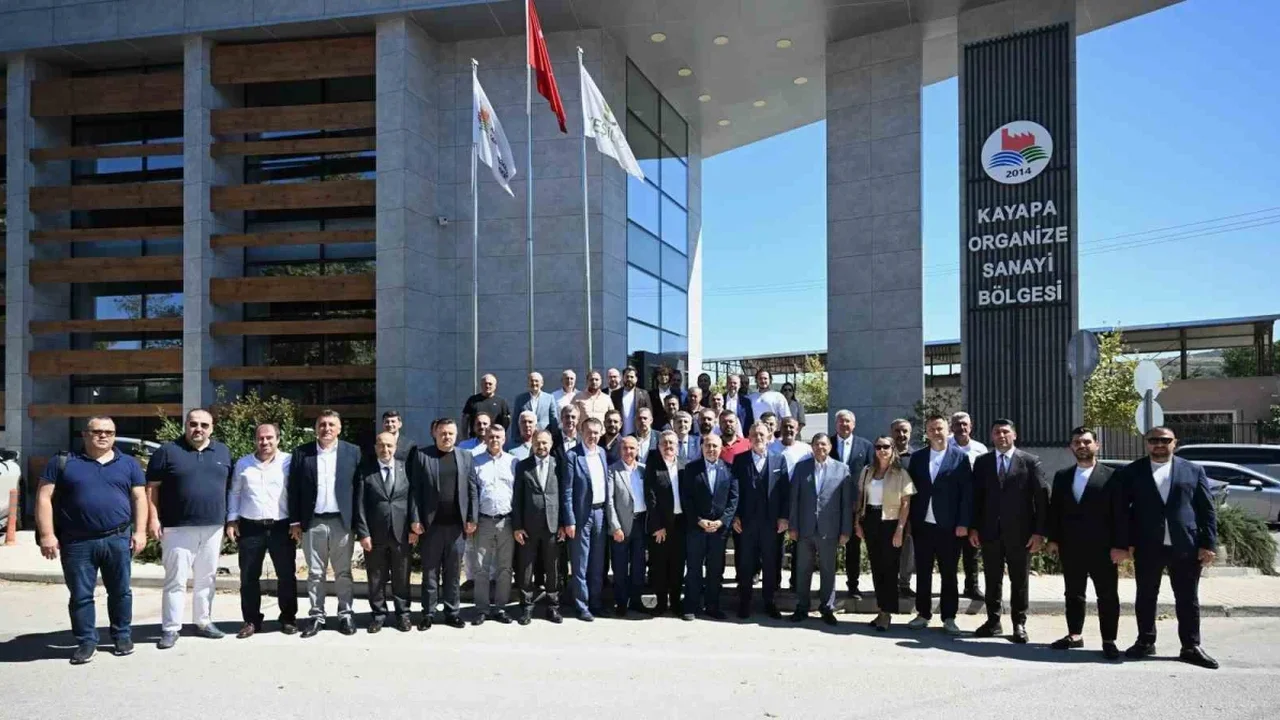 İbrahim Burkay Kayapa OSB'de sanayicilerle buluştu
