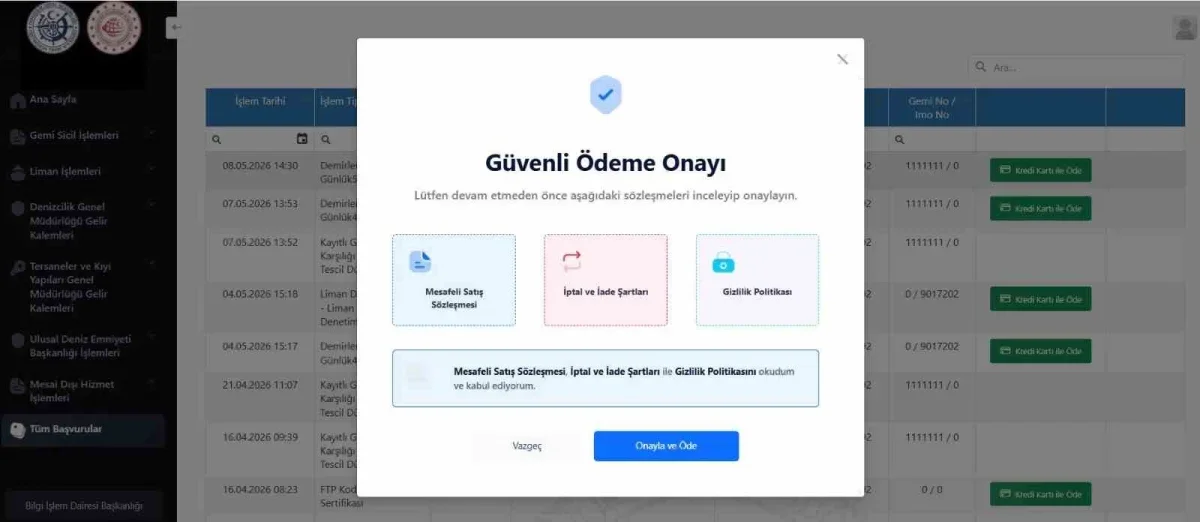 Uraloğlu: Denizcilik ödemelerinin yüzde 80'i artık online