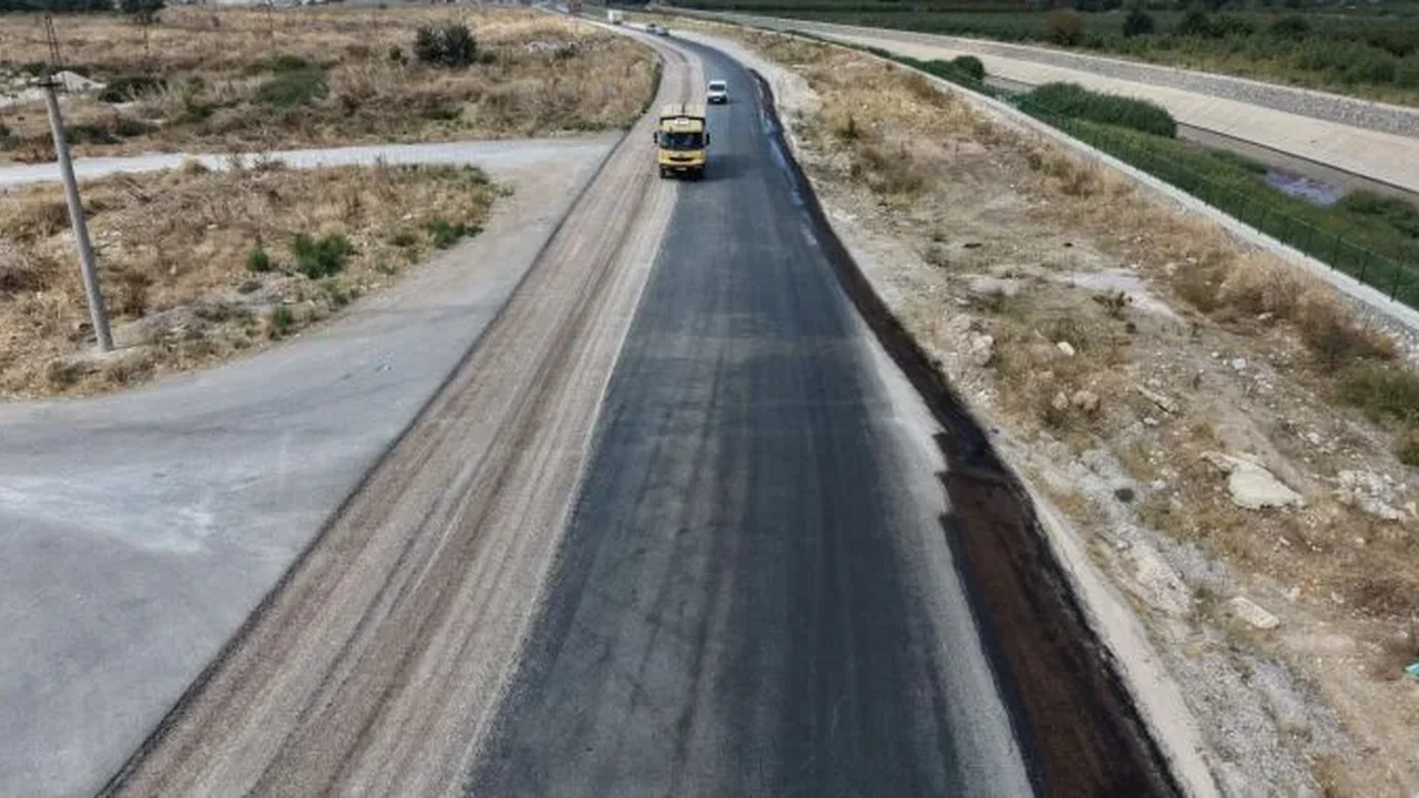 Yıldırım Samanlı Bağlantı Yolu'nun 2,8 kilometresi yenilendi