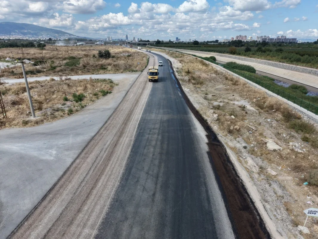 Yıldırım Samanlı Bağlantı Yolu'nun 2,8 kilometresi yenilendi