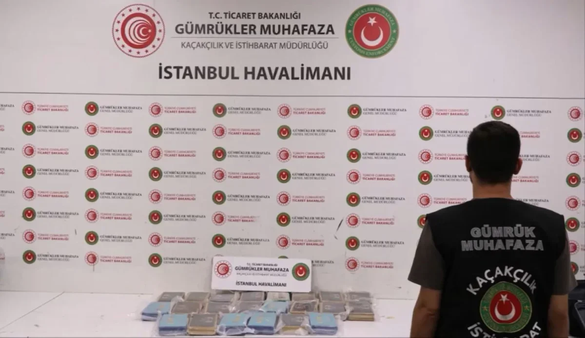 İstanbul Havalimanı'nda 206 milyon TL'lik kokain operasyonu