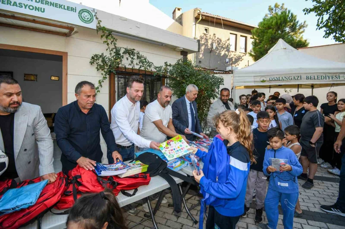 Osmangazi'de çocuklara diş fırçası ve macunu desteği