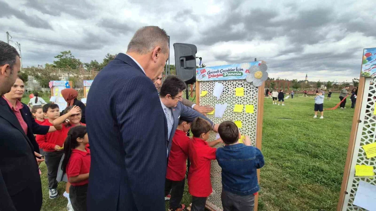 Gazze'deki çocuklar için Tekirdağ'da uçurtmalar gökyüzüne çıktı