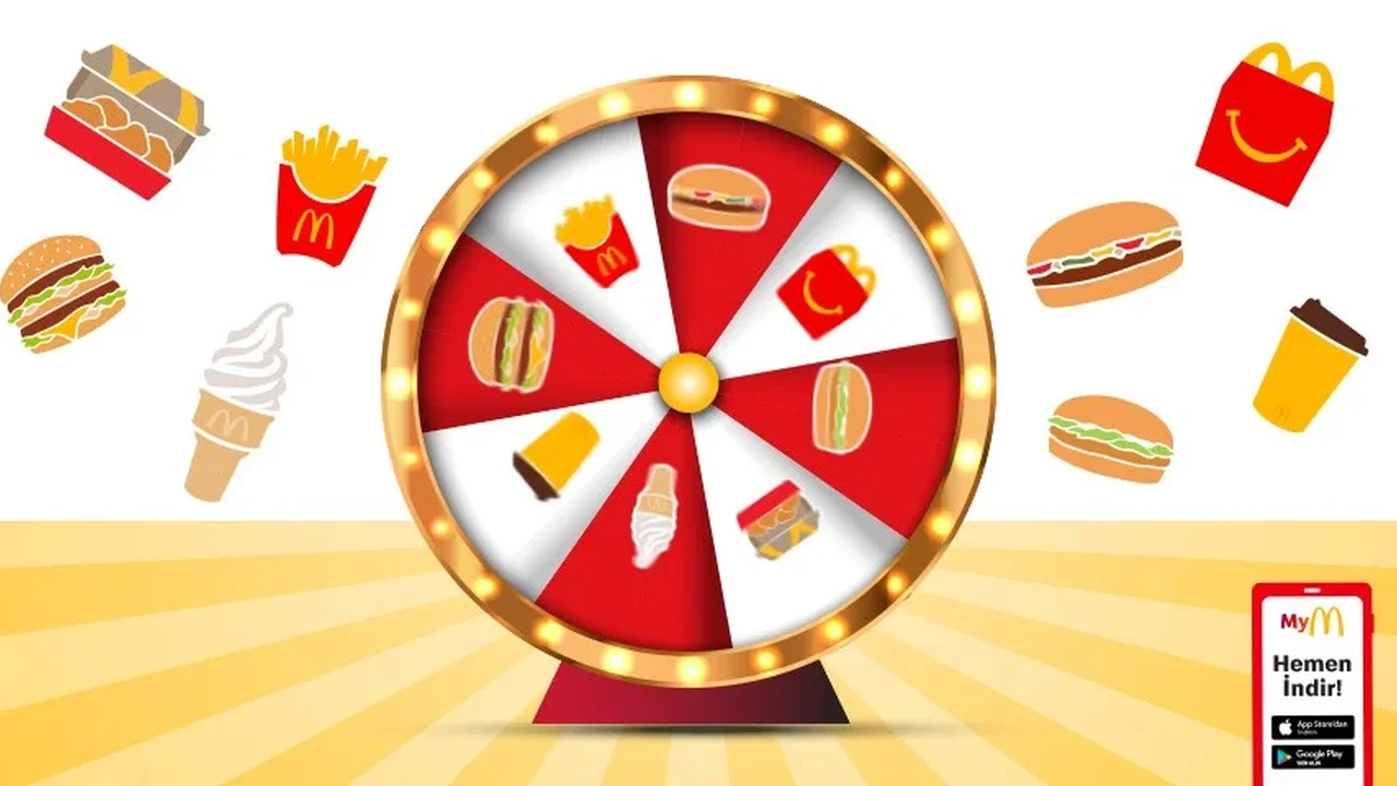 McDonald's Çarkıfelek kampanyası Türkiye'de 15 Ekim'e kadar