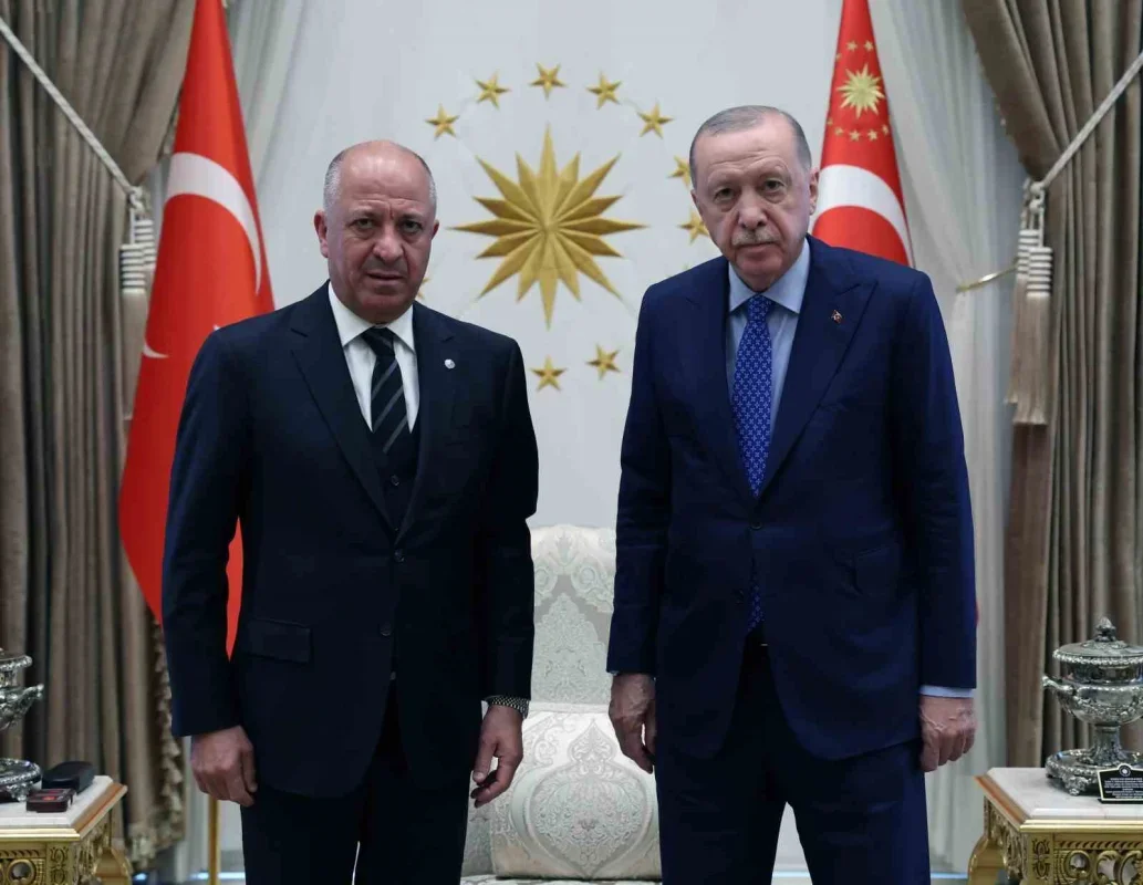 ASO'nun Ankara sanayisi projeleri Erdoğan'a sunuldu