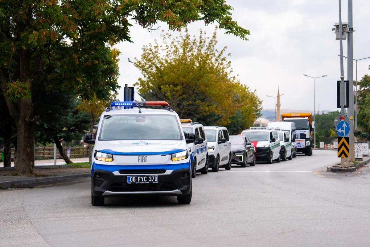 Gölbaşı Belediyesi 234 milyon liraya 56 yeni araç aldı