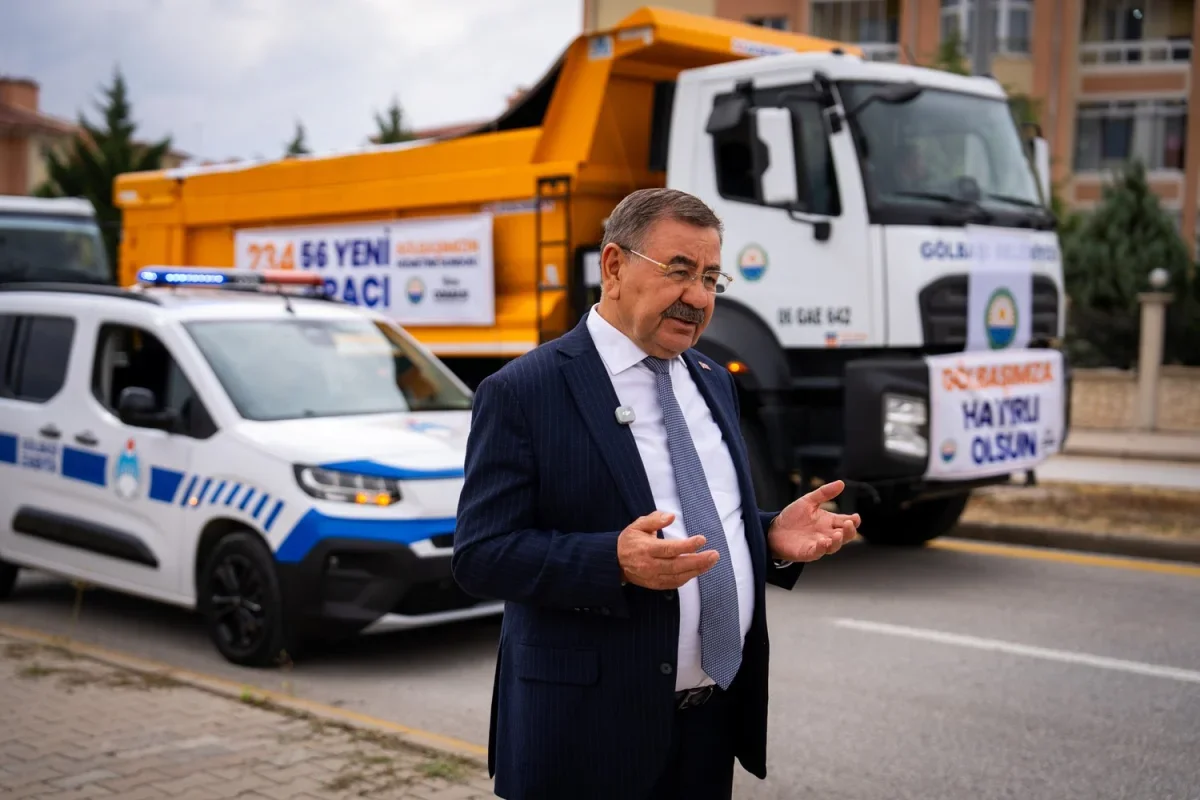 Gölbaşı Belediyesi 234 milyon liraya 56 yeni araç aldı
