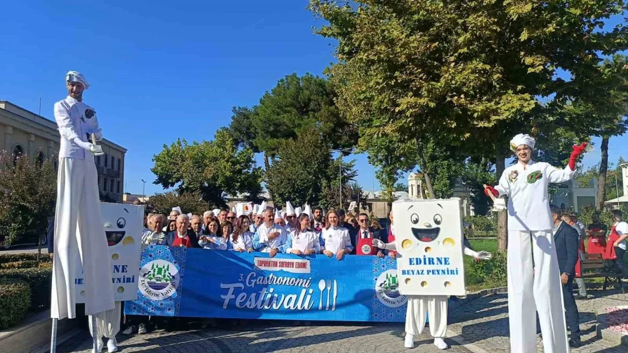 Gastro Edirne 2026 başladı: Edirne beyaz peyniri sahnede