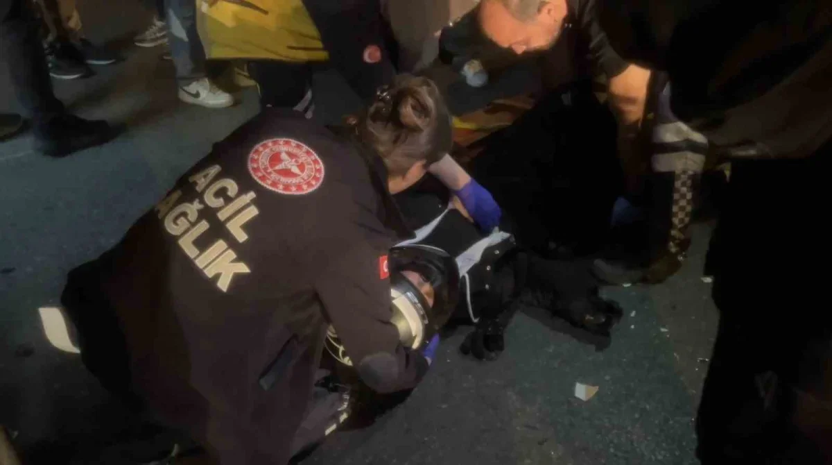 Mudanya'da motosiklet kazası: 18 yaşındaki aday sürücü ağır yaralı