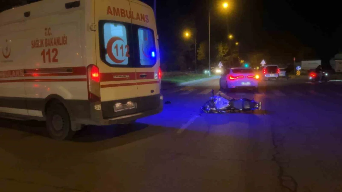 Mudanya'da motosiklet kazası: 18 yaşındaki aday sürücü ağır yaralı
